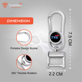 TANTRA Premium Metal Keychain Compatible With TVS Bike- Stylish and Durable Bike Accessory