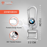 TANTRA Premium Metal Keychain Compatible With BMW Car- Stylish and Durable Car Accessory