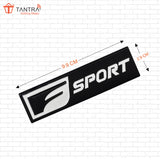 TANTRA Premium Fsport Metal Car Sticker - Durable & Stylish Auto Emblem for Vehicles - Customizable Designs - Easy Installation - Weather-Resistant & Long-Lasting