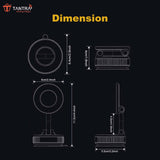 TANTRA Strong Magnetic Phone Holder for Car, Vacuum Suction Car Phone Holder, Phone Holders for Your Car, Car Magnetic Phone Mount Compatible with All Smartphone