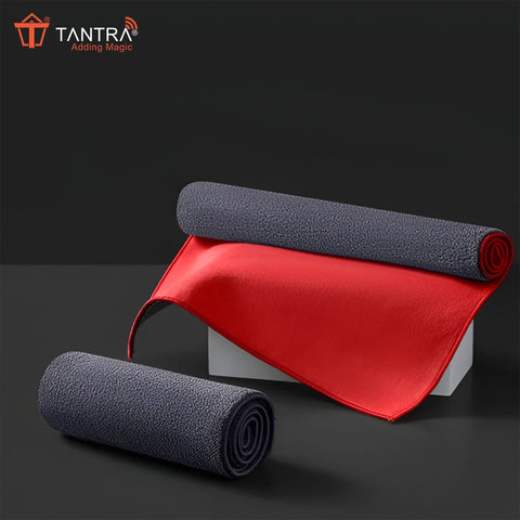 TANTRA Premium Microfiber Cloths for Car Cleaning - Reusable, Ultra-Soft, and Perfect for All Surfaces (Red)