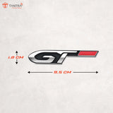 TANTRA Premium GT Metal Car Sticker - Durable & Stylish Auto Emblem for Vehicles - Customizable Designs - Easy Installation - Weather-Resistant & Long-Lasting Multicolor  SIA426