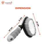 TANTRA 2 Pcs Tire Cleaning Brush Set - Perfect for Wheels, Tires, and Rims