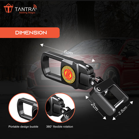 TANTRA Premium Metal Keychain Compatible With Royal Enfield Bike- Stylish and Durable Bike Accessory