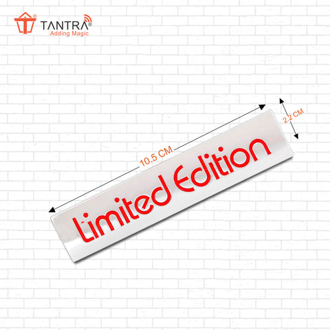 TANTRA Premium Limited Metal Car Sticker - Durable & Stylish Auto Emblem for Vehicles - Customizable Designs - Easy Installation - Weather-Resistant & Long-Lasting