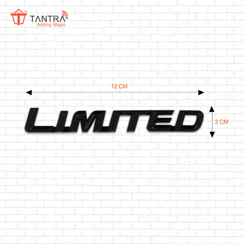 TANTRA Premium Limited Metal Car Sticker - Durable & Stylish Auto Emblem for Vehicles - Customizable Designs - Easy Installation - Weather-Resistant & Long-Lasting