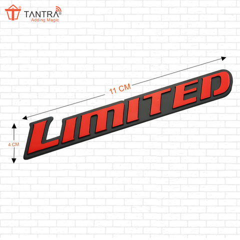 TANTRA Premium Limited Metal Car Sticker - Durable & Stylish Auto Emblem for Vehicles - Customizable Designs - Easy Installation - Weather-Resistant & Long-Lasting