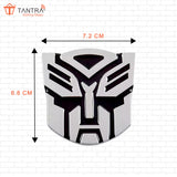 TANTRA Premium Transformer Metal Car Sticker - Durable & Stylish Auto Emblem for Vehicles - Customizable Designs - Easy Installation - Weather-Resistant & Long-Lasting