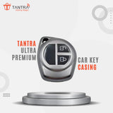 TANTRA Premium TPU Key Cover Compatible for Suzuki Swift | Ertiga | Wagonr | Celerio | Swift Dzire | Alto | Fronx | Breza | S Presso | Ignis 2 Button Remote Key Pack of 2