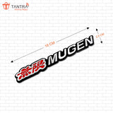 TANTRA Premium Mugen Metal Car Sticker - Durable & Stylish Auto Emblem for Vehicles - Customizable Designs - Easy Installation - Weather-Resistant & Long-Lasting