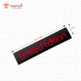 TANTRA Premium Limited Metal Car Sticker - Durable & Stylish Auto Emblem for Vehicles - Customizable Designs - Easy Installation - Weather-Resistant & Long-Lasting