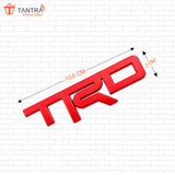 TANTRA Premium TRD Metal Car Sticker - Durable & Stylish Auto Emblem for Vehicles - Customizable Designs - Easy Installation - Weather-Resistant & Long-Lasting