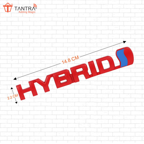 TANTRA Premium Hybrid Metal Car Sticker - Durable & Stylish Auto Emblem for Vehicles - Customizable Designs - Easy Installation - Weather-Resistant & Long-Lasting