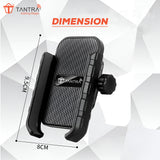 TANTRA S7B Mobile Holder for Bikes One Touch Technology Bike Mobile Holder for Maps and GPS Navigation, 360° Rotation