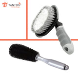 TANTRA 2 Pcs Tire Cleaning Brush Set - Perfect for Wheels, Tires, and Rims