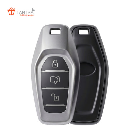 TANTRA Premium TPU Smart Key Cover Compatible With Mahindra XUV 500 3 Button Smart Key | Full Protection Soft TPU Key Case Cover | Scratch Resistant Premium Finish