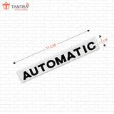 TANTRA Premium Automatic Metal Car Sticker - Durable & Stylish Auto Emblem for Vehicles - Customizable Designs - Easy Installation - Weather-Resistant & Long-Lasting