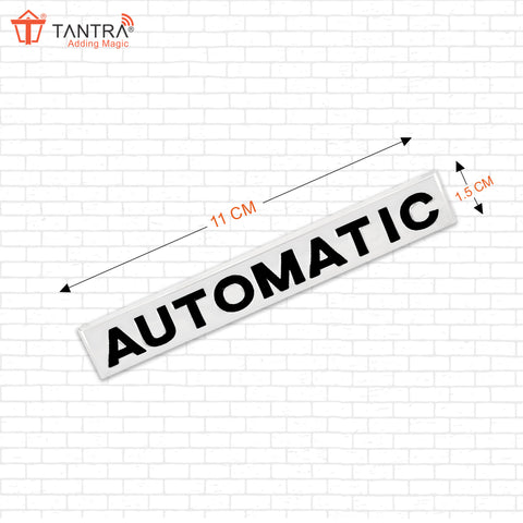 TANTRA Premium Automatic Metal Car Sticker - Durable & Stylish Auto Emblem for Vehicles - Customizable Designs - Easy Installation - Weather-Resistant & Long-Lasting