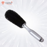 TANTRA Car Wheel Rim Brush – Heavy Duty Wheel Cleaner with Ergonomic Grip (Black)