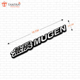 TANTRA Premium Mugen Metal Car Sticker - Durable & Stylish Auto Emblem for Vehicles - Customizable Designs - Easy Installation - Weather-Resistant & Long-Lasting