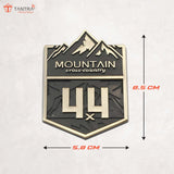 TANTRA Mountain Small Car Sticker - Durable & Stylish Auto Emblem for Vehicles - Customizable Designs - Easy Installation - Weather-Resistant & Long-Lasting Multicolor