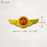TANTRA Premium Winged King Crown Metal Car Sticker - Durable & Stylish Auto Emblem for Vehicles - Customizable Designs - Easy Installation - Weather-Resistant & Long-Lasting Multicolor SIA428
