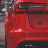 TANTRA Premium Wings Metal Car Sticker - Durable & Stylish Auto Emblem for Vehicles - Customizable Designs - Easy Installation - Weather-Resistant & Long-Lasting