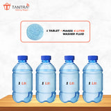 TANTRA Premium Car Windshield Glass Concentrated Washer Tablets – Effervescent Solid Cleaning Tablets for Streak-Free Clarity and Enhanced Visibility Pack of 100