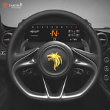 TANTRA  Premium Wolf Gold Metal Car Sticker - Durable & Stylish Auto Emblem for Vehicles - Customizable Designs - Easy Installation - Weather-Resistant & Long-Lasting SIA434