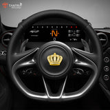 TANTRA  Premium Crown Metal Car Sticker - Durable & Stylish Auto Emblem for Vehicles - Customizable Designs - Easy Installation - Weather-Resistant & Long-Lasting Gold SIA430
