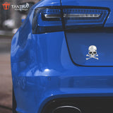 TANTRA Premium Skull Metal Car Sticker - Durable & Stylish Auto Emblem for Vehicles - Customizable Designs - Easy Installation - Weather-Resistant & Long-Lasting