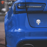 TANTRA Premium Skull Metal Car Sticker - Durable & Stylish Auto Emblem for Vehicles - Customizable Designs - Easy Installation - Weather-Resistant & Long-Lasting