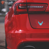 TANTRA Premium Wings Metal Car Sticker - Durable & Stylish Auto Emblem for Vehicles - Customizable Designs - Easy Installation - Weather-Resistant & Long-Lasting