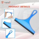 TANTRA Compact Car Glass Cleaning Wiper – Ultimate Small Tool for Streak-Free Windshield and Window Care (Blue)