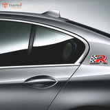 TANTRA Premium Flag R 3D Metal Car Sticker - Durable & Stylish Auto Emblem for Vehicles - Customizable Designs - Easy Installation - Weather-Resistant & Long-Lasting Multicolor SIA436