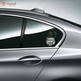 TANTRA Premium Tiger Metal Car Sticker - Durable & Stylish Auto Emblem for Vehicles - Customizable Designs - Easy Installation - Weather-Resistant & Long-Lasting Silver SIA432