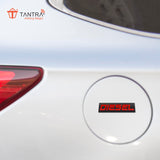 TANTRA Premium Diesel Metal Car Sticker - Durable & Stylish Auto Emblem for Vehicles - Customizable Designs - Easy Installation - Weather-Resistant & Long-Lasting