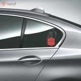 TANTRA Mountain Small Car Sticker - Durable & Stylish Auto Emblem for Vehicles - Customizable Designs - Easy Installation - Weather-Resistant & Long-Lasting Multicolor