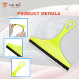 TANTRA Compact Car Glass Cleaning Wiper – Ultimate Small Tool for Streak-Free Windshield and Window Care (Green)