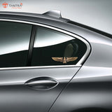 TANTRA Premium Eagle Fender Metal Car Sticker - Durable & Stylish Auto Emblem for Vehicles - Customizable Designs - Easy Installation - Weather-Resistant & Long-Lasting Gold SIA427
