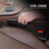 TANTRA 2 Pack Car Seat Side Gap Filler Slot for Storing Phone, Cards & Coins, Seat Gap Plug Strip Prevent Things from Dropping Compatible with All Cars