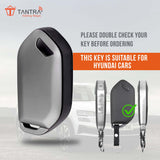 TANTRA TPU Key Cover Compatible With Kia  3 Button Flip Key (Grey)