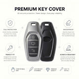 TANTRA Premium TPU Smart Key Cover Compatible With Mahindra XUV 500 3 Button Smart Key | Full Protection Soft TPU Key Case Cover | Scratch Resistant Premium Finish