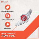 TANTRA Premium Winged King Crown Metal Car Sticker - Durable & Stylish Auto Emblem for Vehicles - Customizable Designs - Easy Installation - Weather-Resistant & Long-Lasting Multicolor SIA429