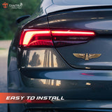 TANTRA Premium Eagle Fender Metal Car Sticker - Durable & Stylish Auto Emblem for Vehicles - Customizable Designs - Easy Installation - Weather-Resistant & Long-Lasting Gold SIA427