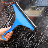 TANTRA Compact Car Glass Cleaning Wiper – Ultimate Small Tool for Streak-Free Windshield and Window Care (Blue)