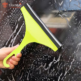 TANTRA Compact Car Glass Cleaning Wiper – Ultimate Small Tool for Streak-Free Windshield and Window Care (Green)