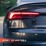 TANTRA  Premium Spider Metal Car Sticker - Durable & Stylish Auto Emblem for Vehicles - Customizable Designs - Easy Installation - Weather-Resistant & Long-Lasting Black SIA424