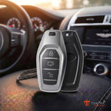TANTRA Premium TPU Smart Key Cover Compatible With Mahindra XUV 500 3 Button Smart Key | Full Protection Soft TPU Key Case Cover | Scratch Resistant Premium Finish