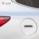 TANTRA Premium Diesel Metal Car Sticker - Durable & Stylish Auto Emblem for Vehicles - Customizable Designs - Easy Installation - Weather-Resistant & Long-Lasting